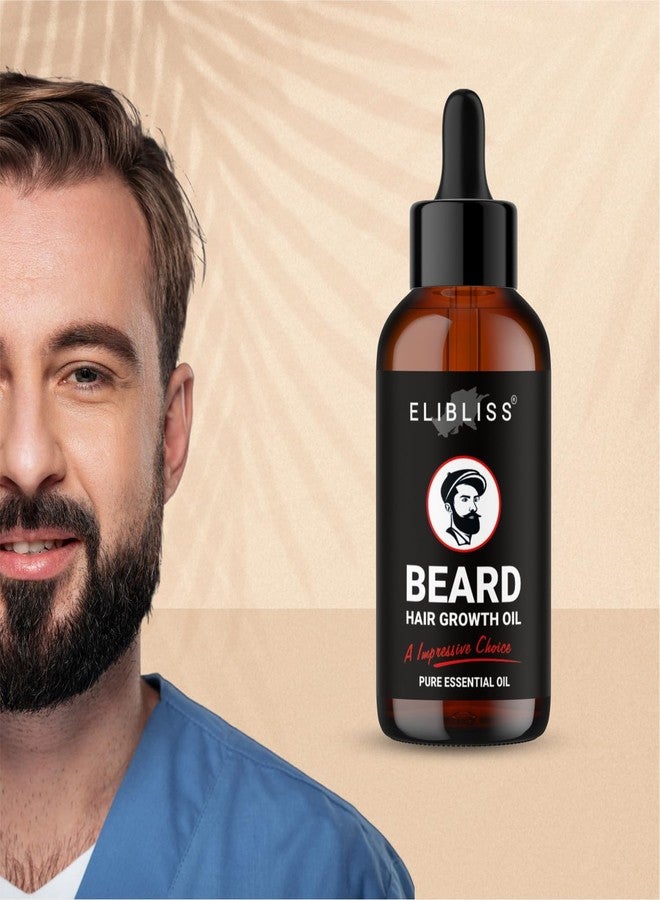 Elibliss Beard Hair Growth Oil with Premium Essential Oil for Natural Thicker and Fuller Beard 30ml - Image 4